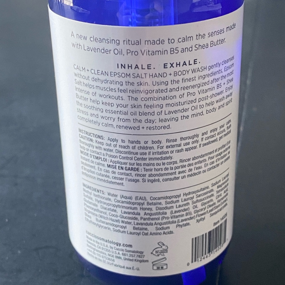 Calm and clean epsom hand and body wash 🧴 - Picture 2 of 2